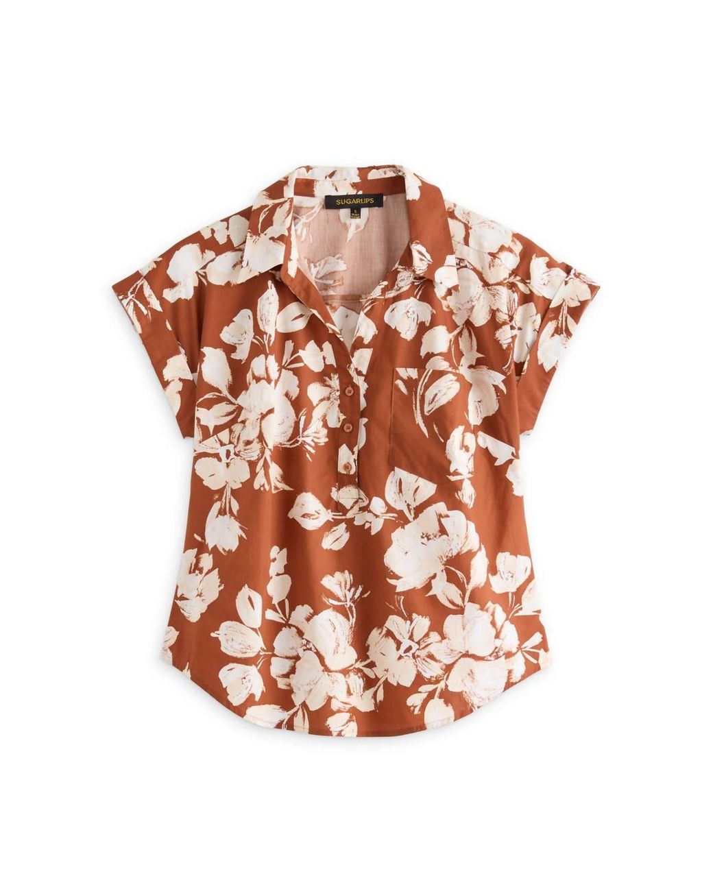 Sugarlips Multicolor Sam Half Button Shirt