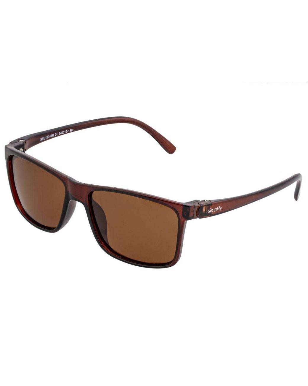 Simplify Brown Ellis Polarized Sunglasses for men