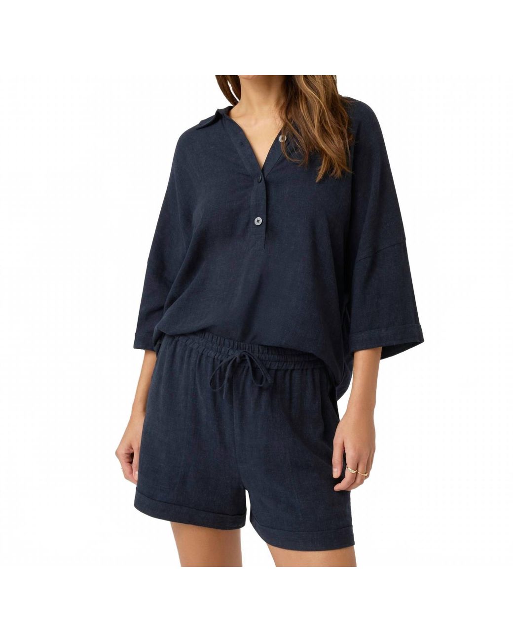 Splendid Blue Coastal Top