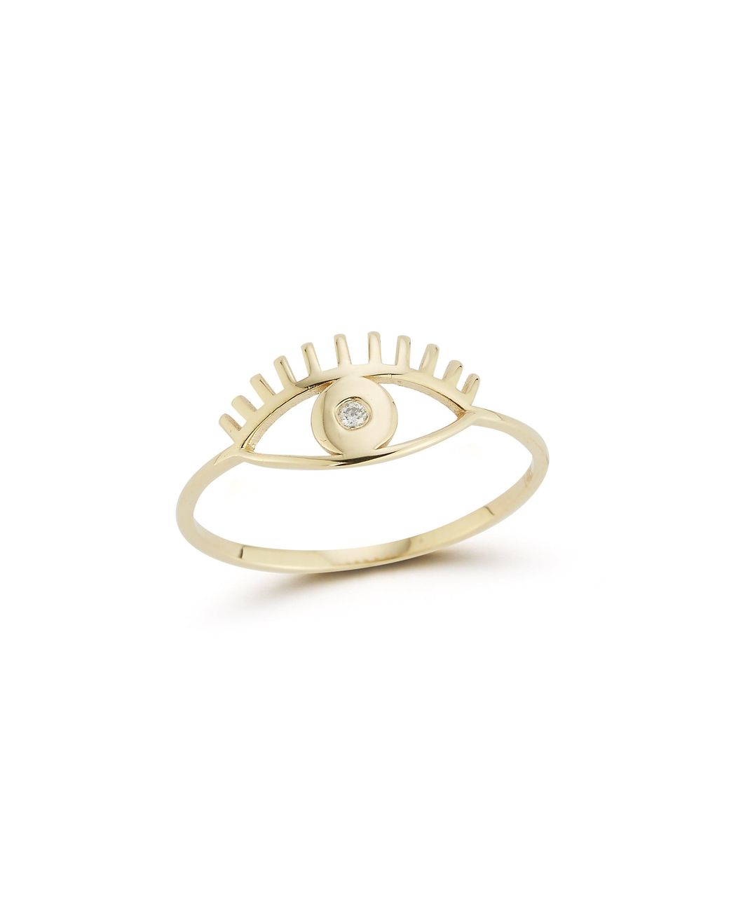 Eye Rings Diamond Ember Fine Jewelry & Diamond Evil Eye Ring in White | Lyst