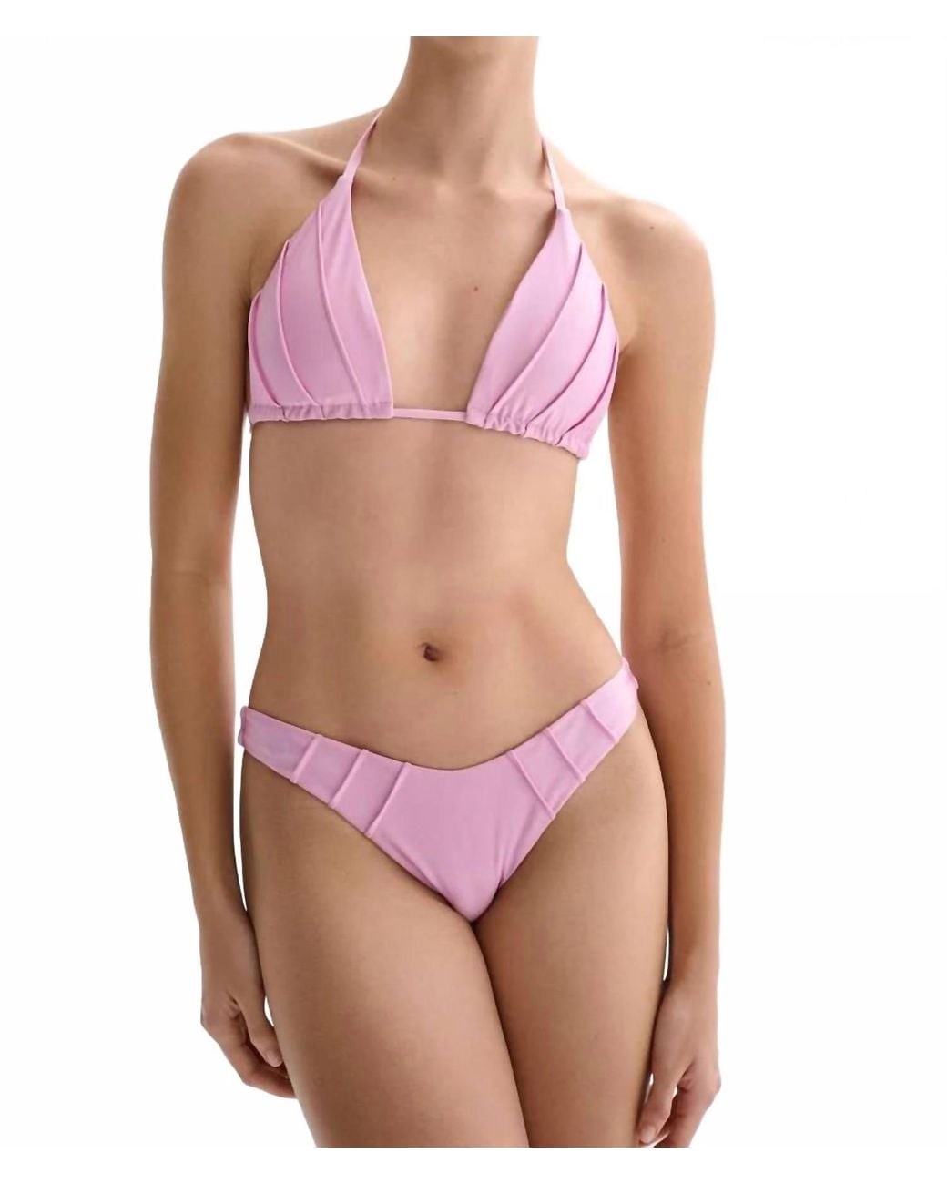 Neoblu Pink Morpho Adjustable Triangle Top