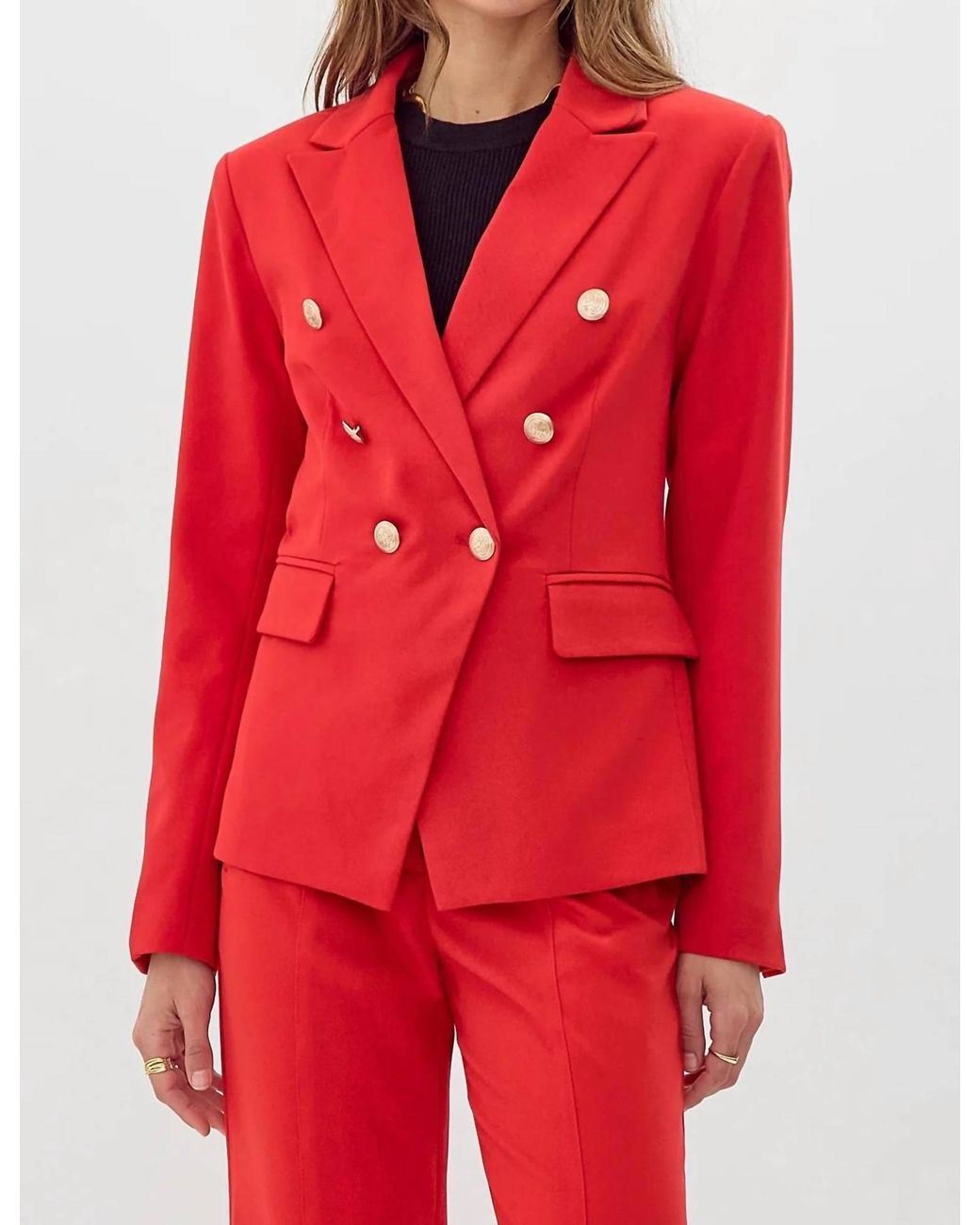 Greylin Red Rumi Blazer