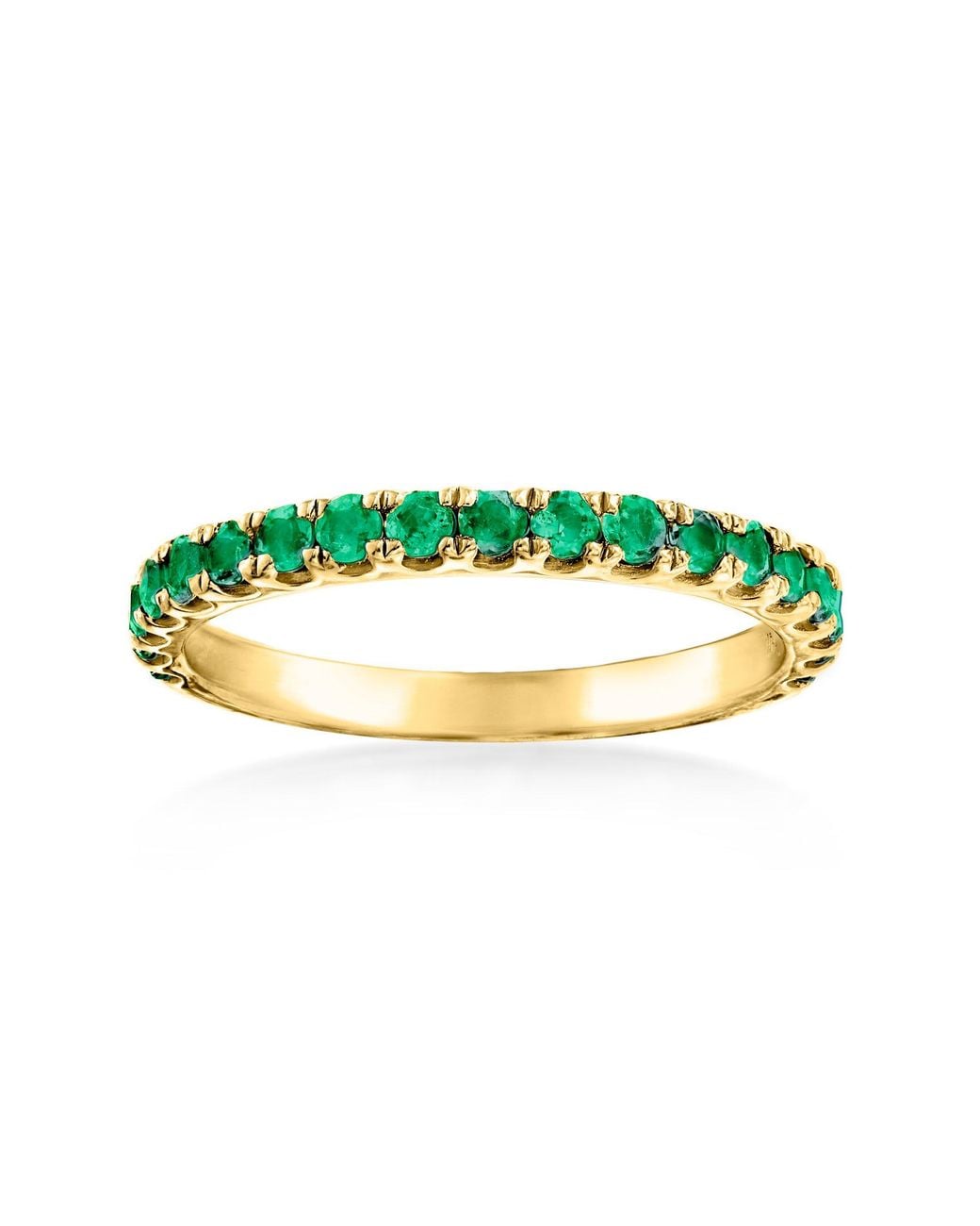 Ross-Simons Green Emerald Ring