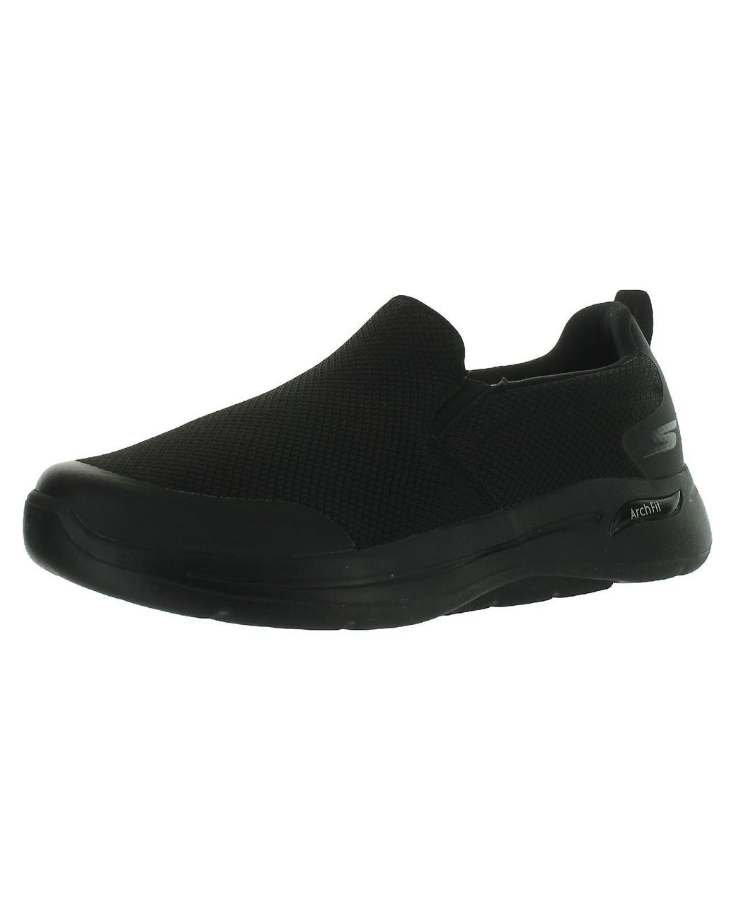 Skechers Go Walk Arch Fittogpath Arch Support Slip On Slipon Sneakers in Black for Men Lyst