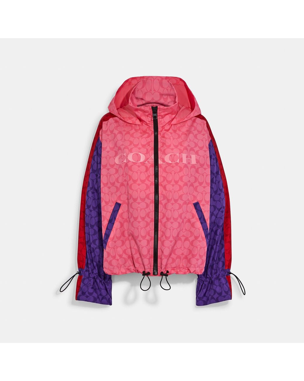 Coach Outlet Reversible Full Zip Windbreaker