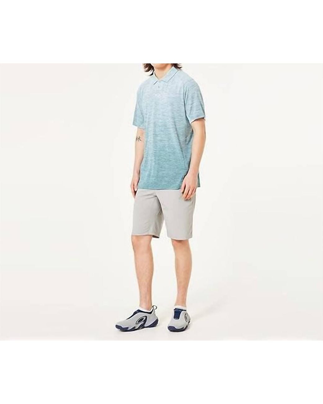 Oakley Blue Gradient Polo Shirt for men