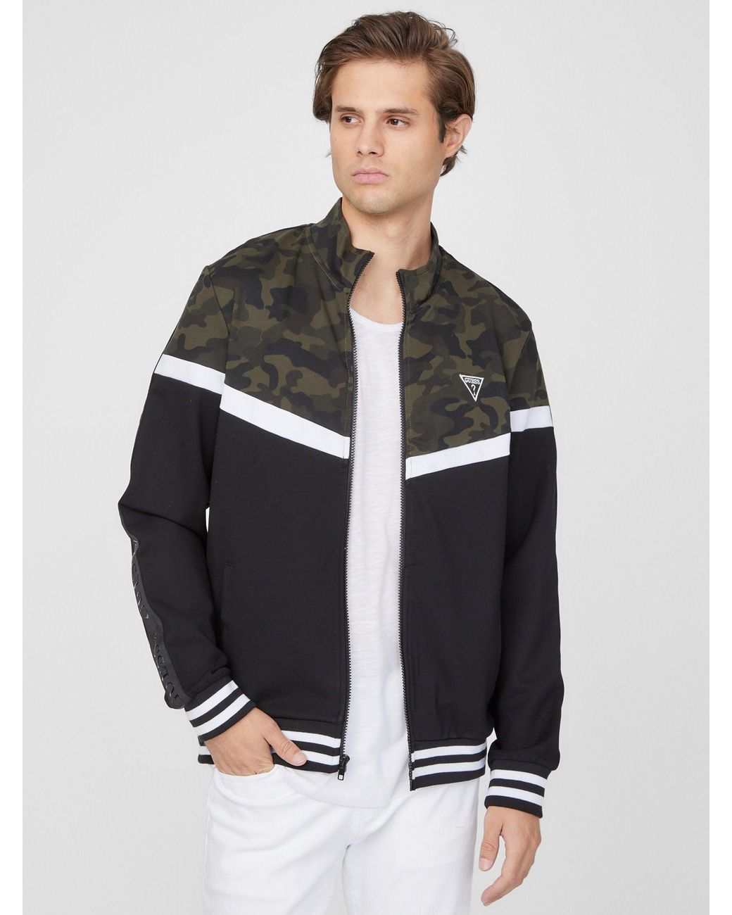 Guess andrew puffer jacket deals