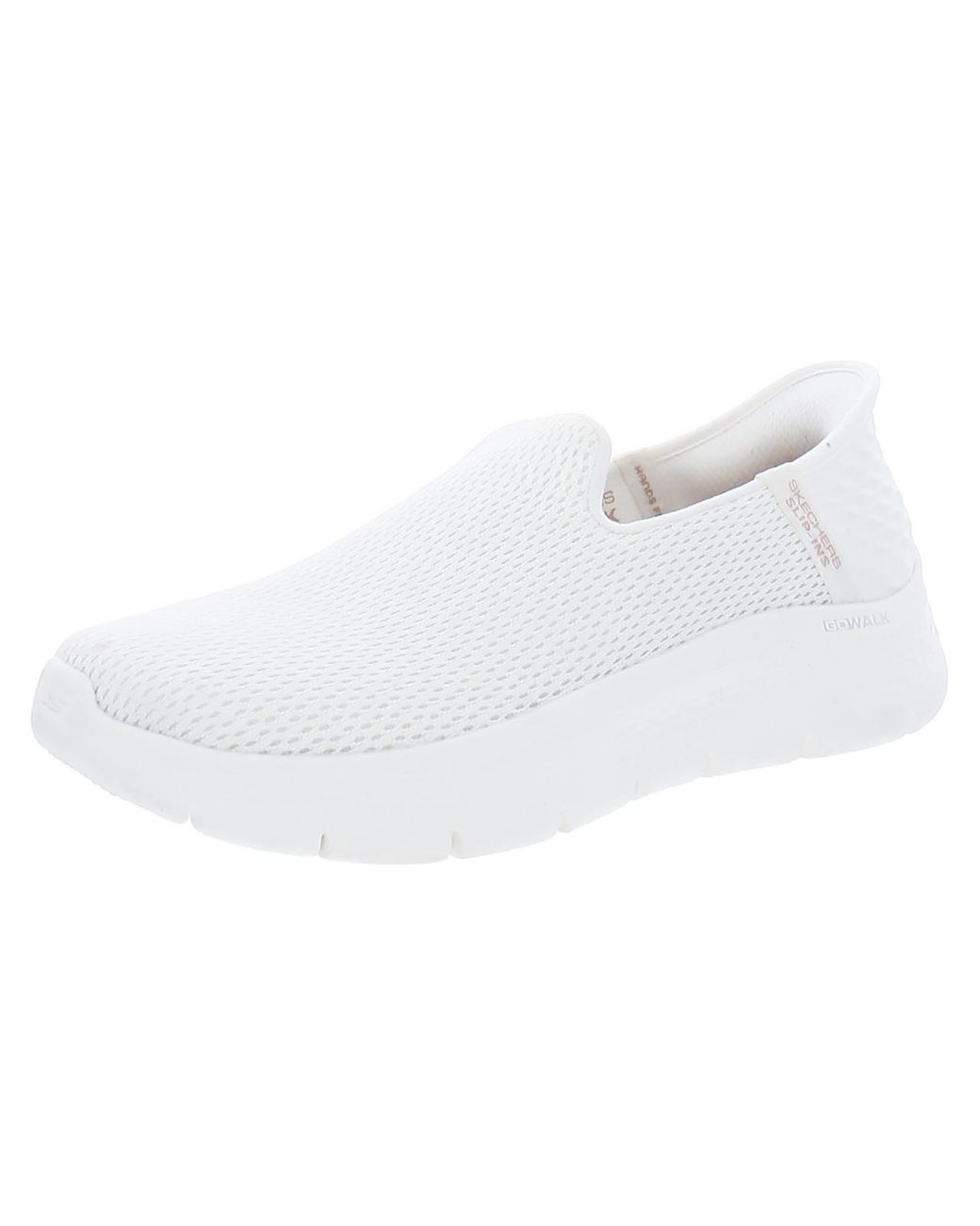 Skechers Go Walk Flex Relish Mesh Memory Foam Walking Shoes in White | Lyst