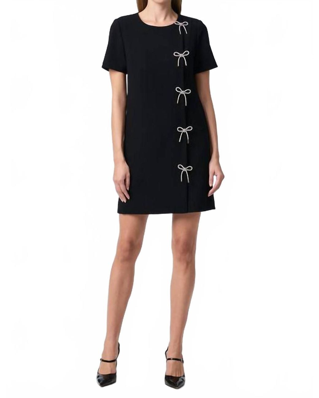 Trina Turk Diamonds Crystal Bows Dress in Black | Lyst Trina Turk Diamonds Crystal Bows Dress in Black | Lyst
