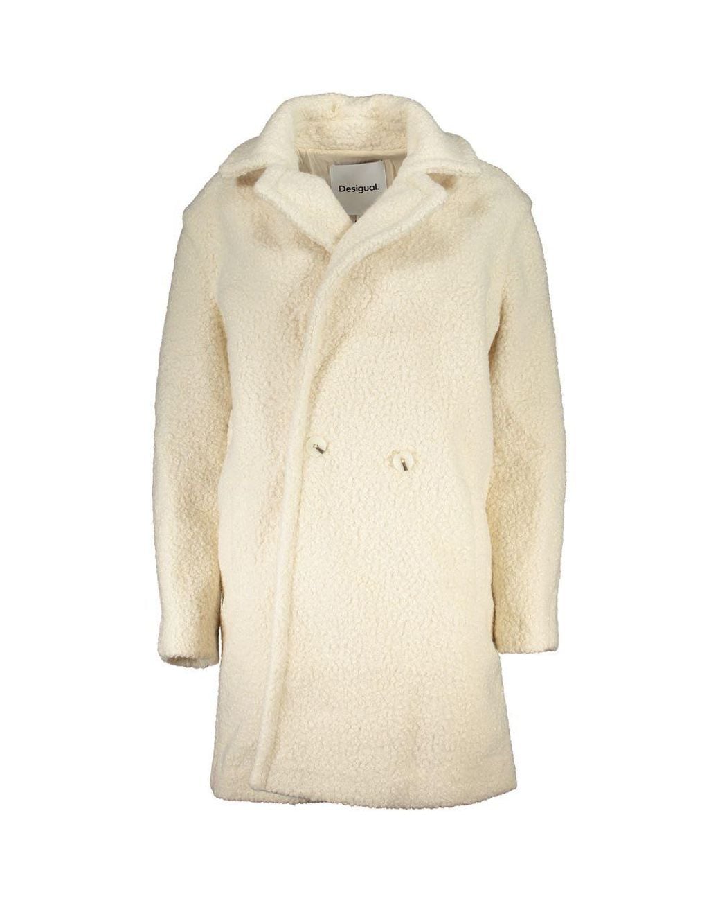 Desigual Natural Polyester Jacket