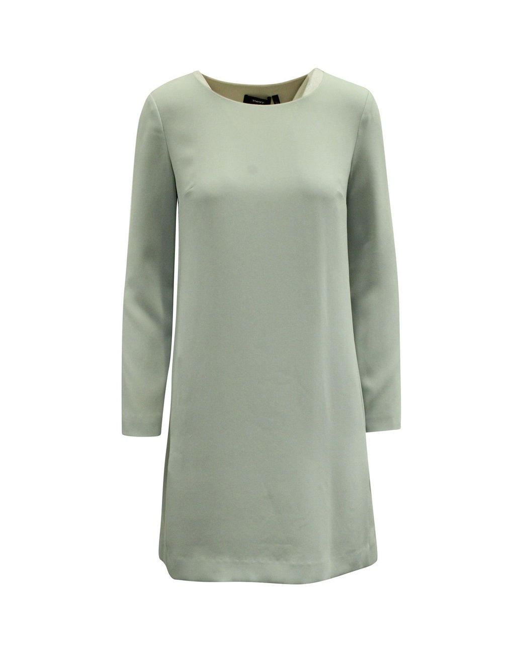 Theory Long Sleeve Shift Dress in Green | Lyst