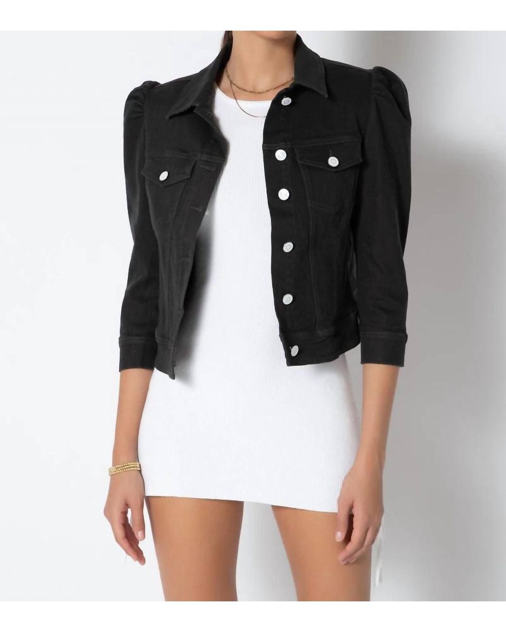 Puff sleeve denim shop jacket rue 21