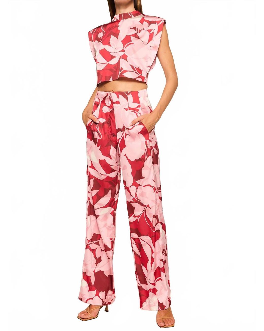MISA Los Angles Red Rita Pants