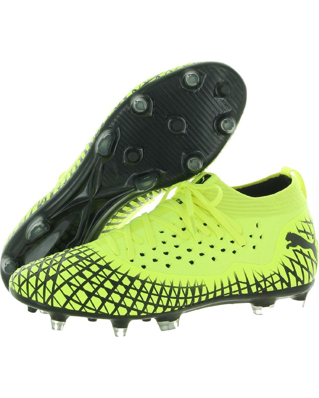 PUMA Future 4.2 Netfit Fg/ag Football Boots Lace Ankle Boots in Green | Lyst