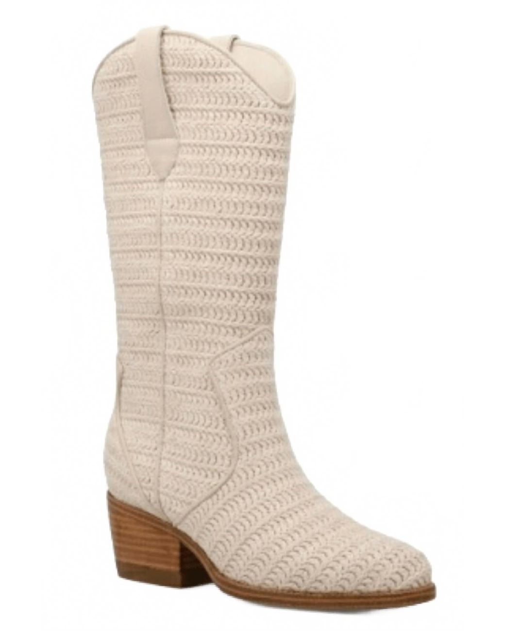 Pummer Boot MIA Jenah Woven Summer Boot in White | Lyst