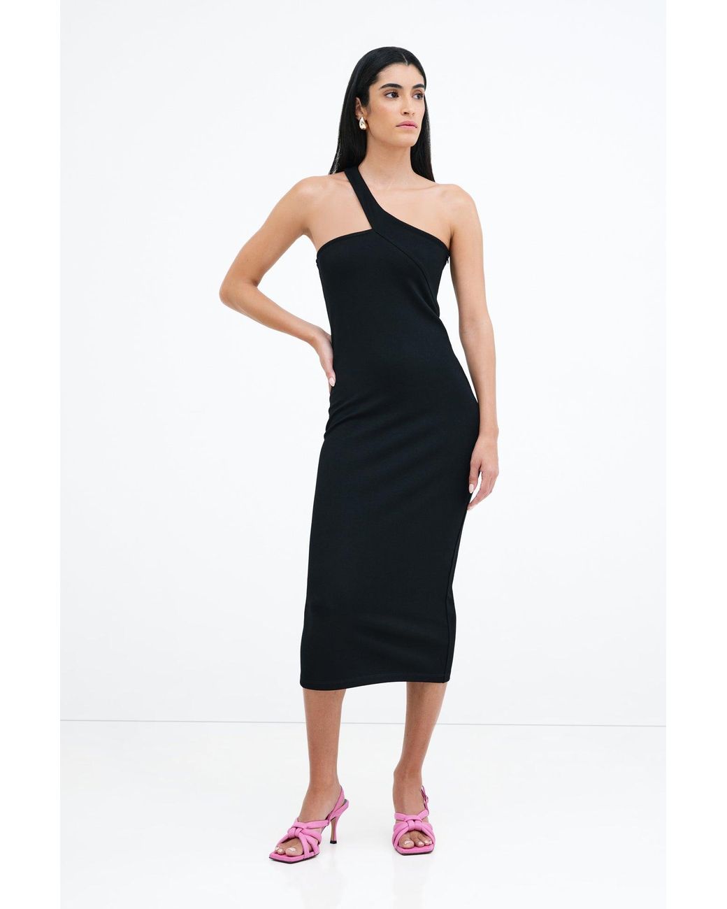 MARCELLA Black Cameron Dress