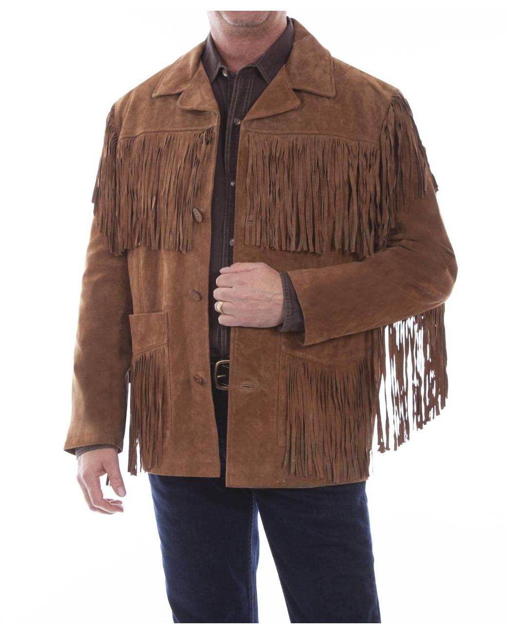 Scully Frontier Suede Jacket in Brown for Men Lyst