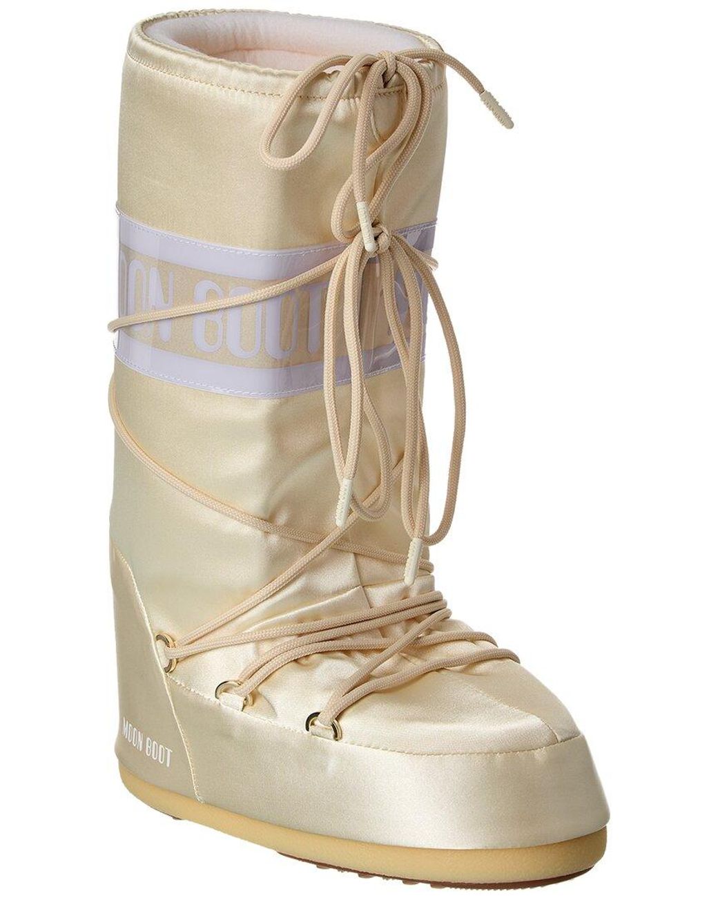 Moon Boot Icon Pearly Boot in Natural | Lyst