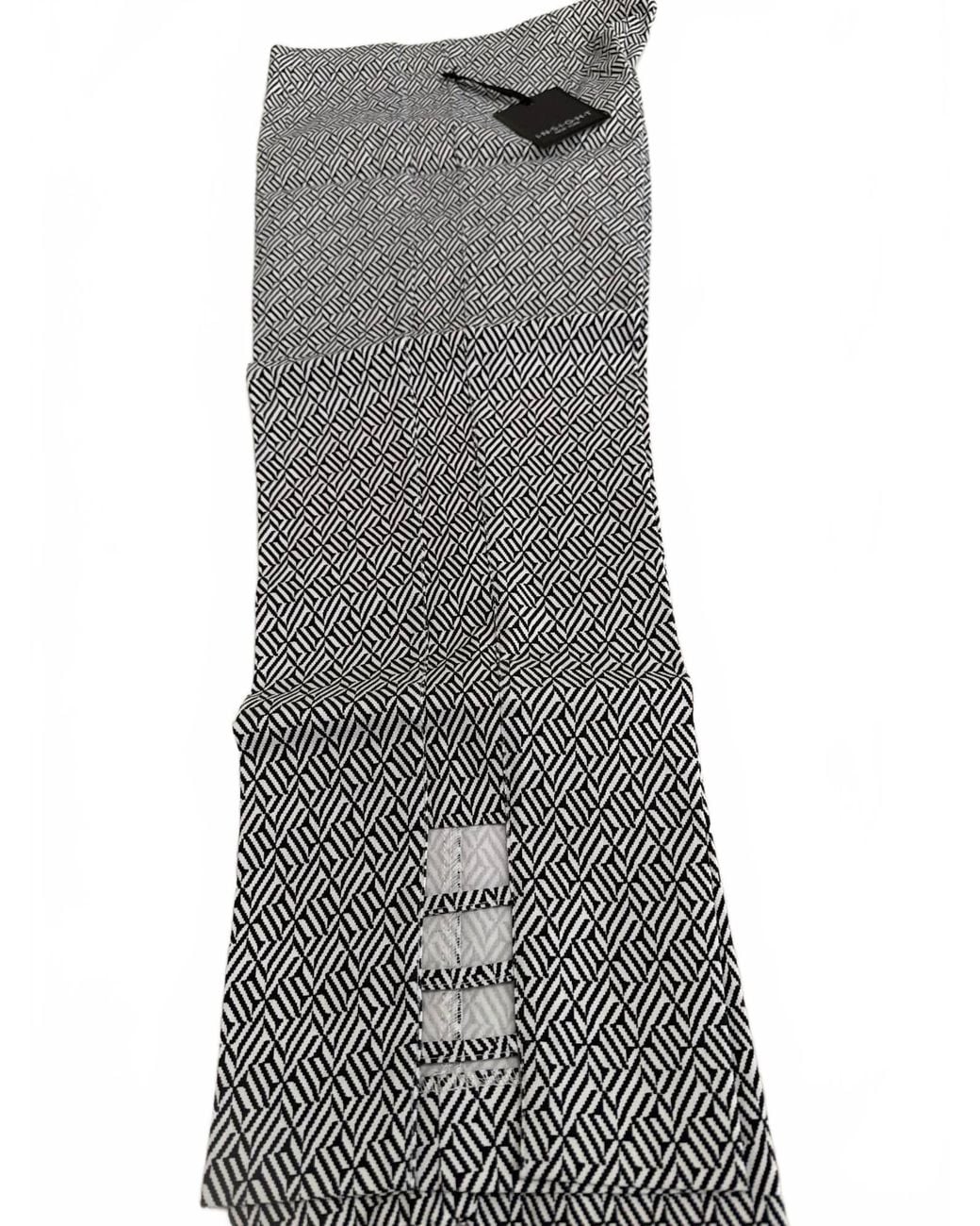 Insight Gray Solid Techno Ladder Pant