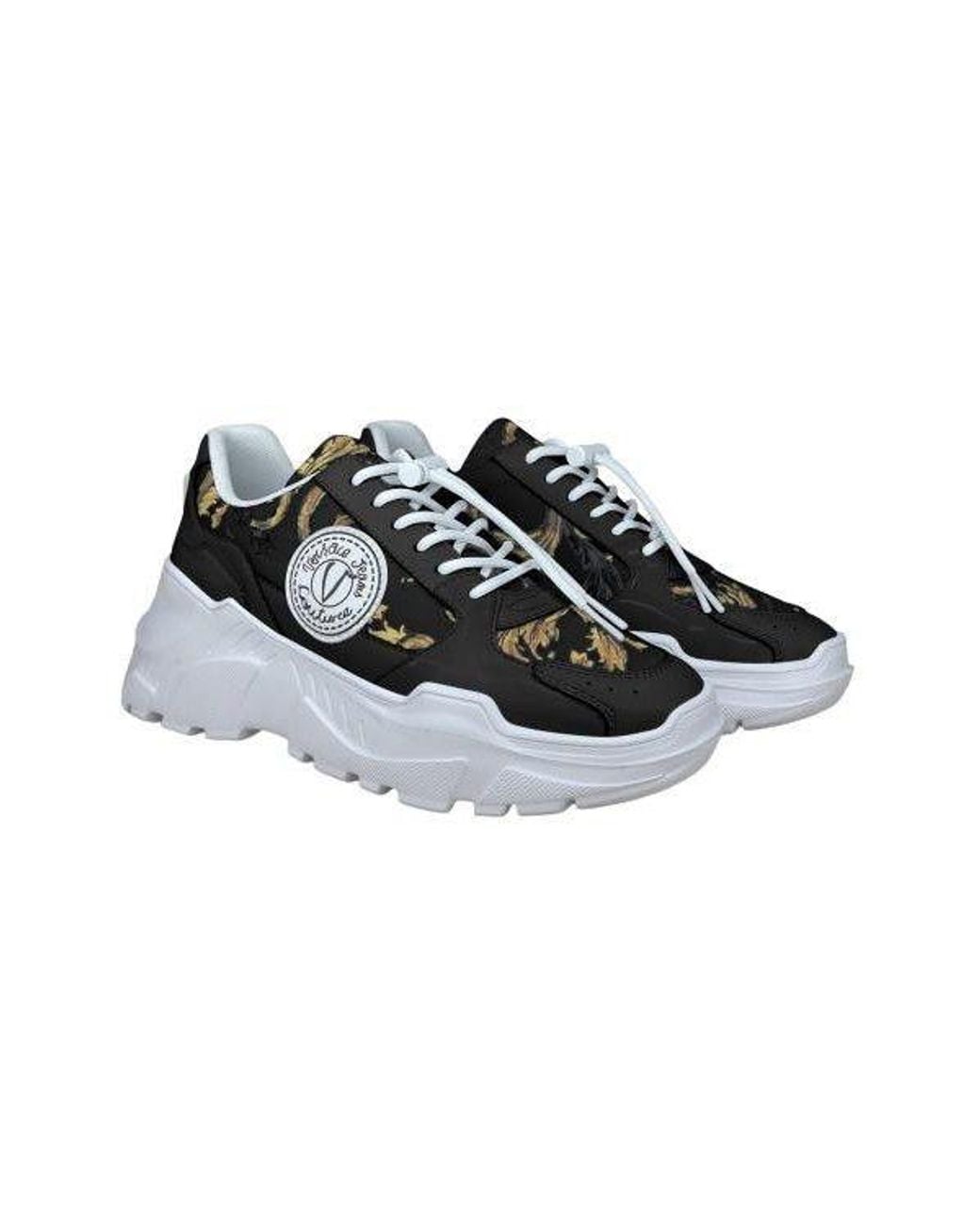 Versace Black Speedtrack Sneakers