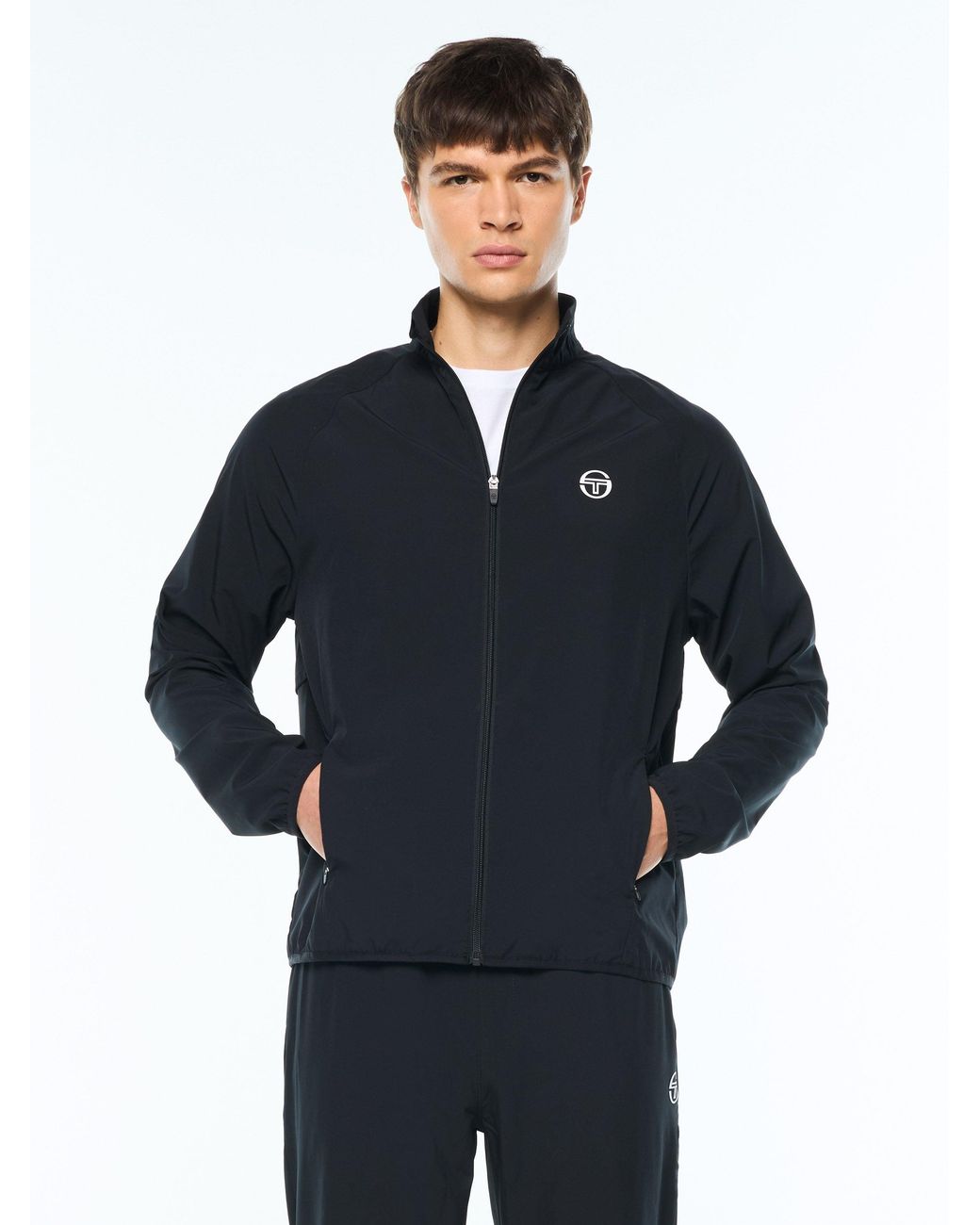 Sergio Tacchini Blue Affondo Performance Track Jacket for men