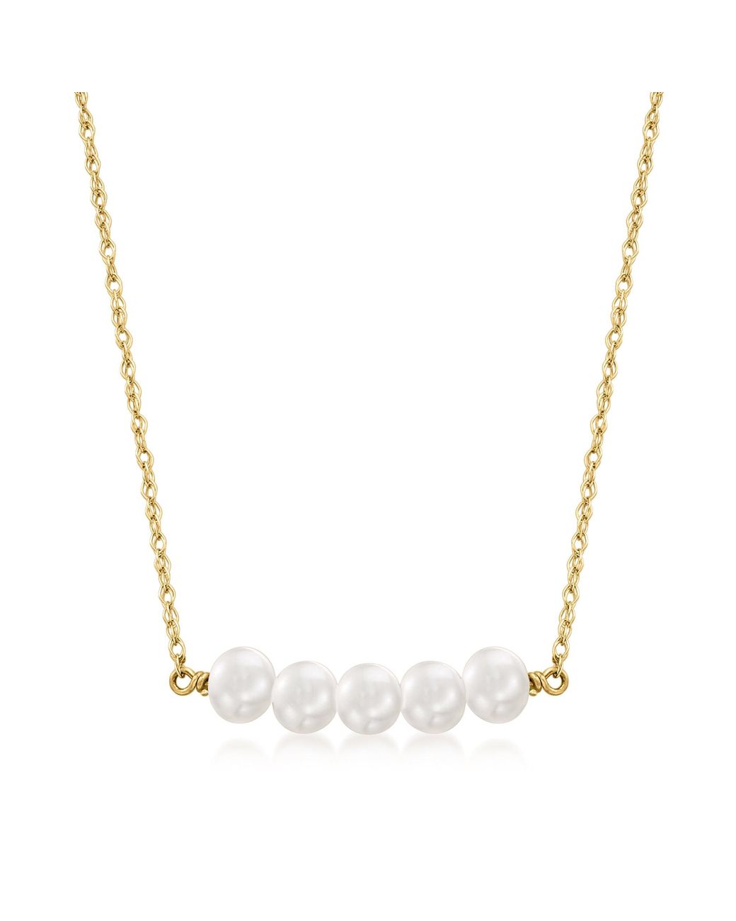 RossSimons 44.5mm Cultured Pearl Necklace In 14kt Yellow Gold in 18