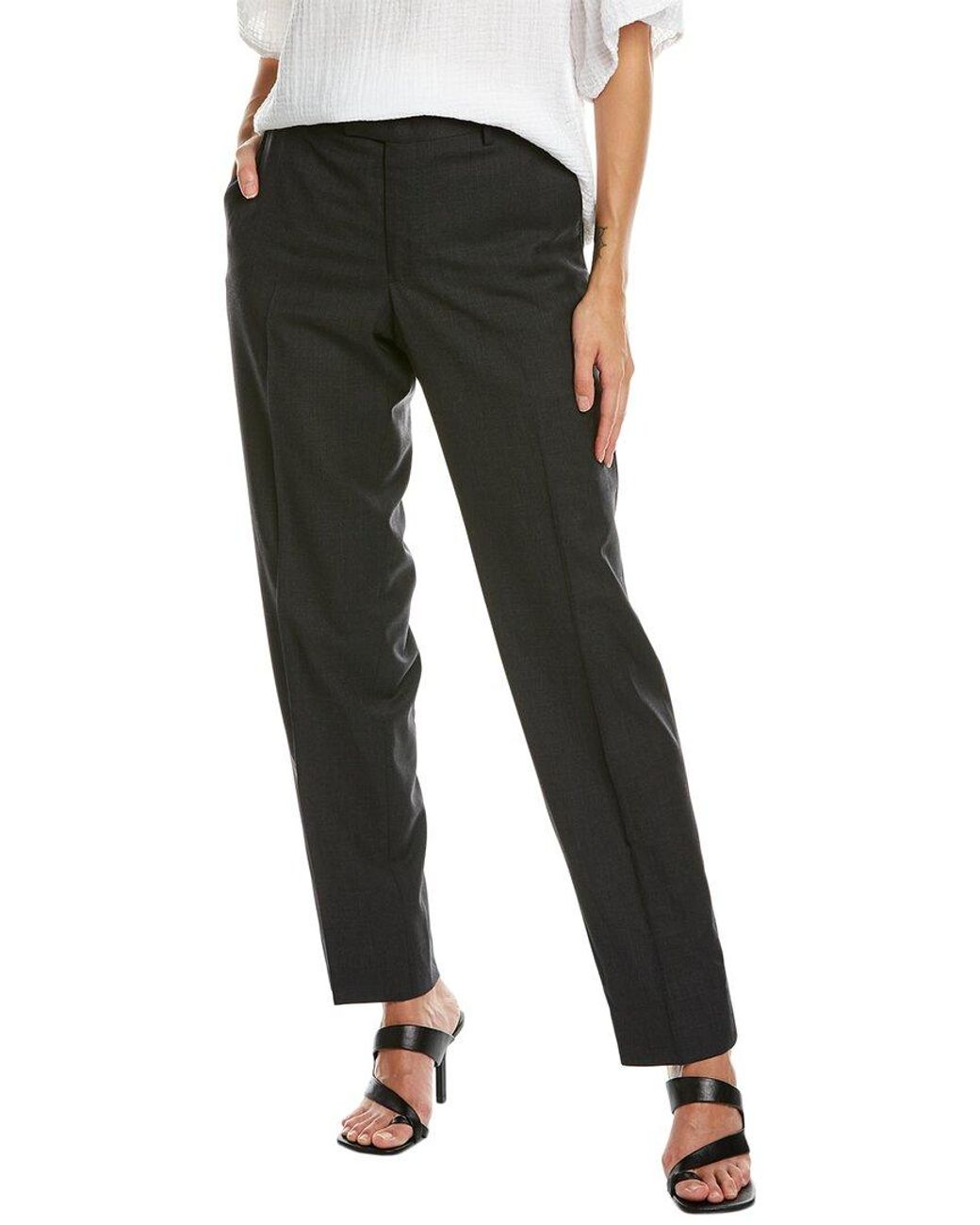IRO Black Mitch Slim Wool-Blend Trouser