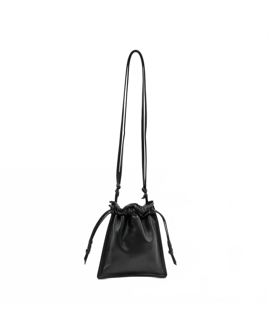 LEMIZ Mini Bowie Crossbody Bag in Black | Lyst
