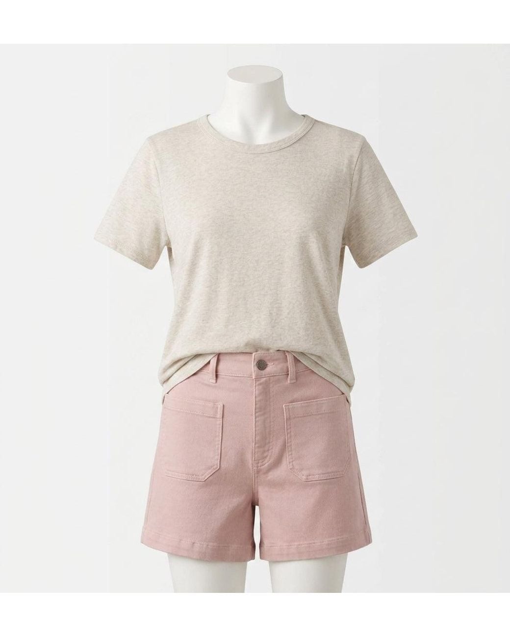 Faherty Brand Pink Stretch Terry Patch Pocket Short