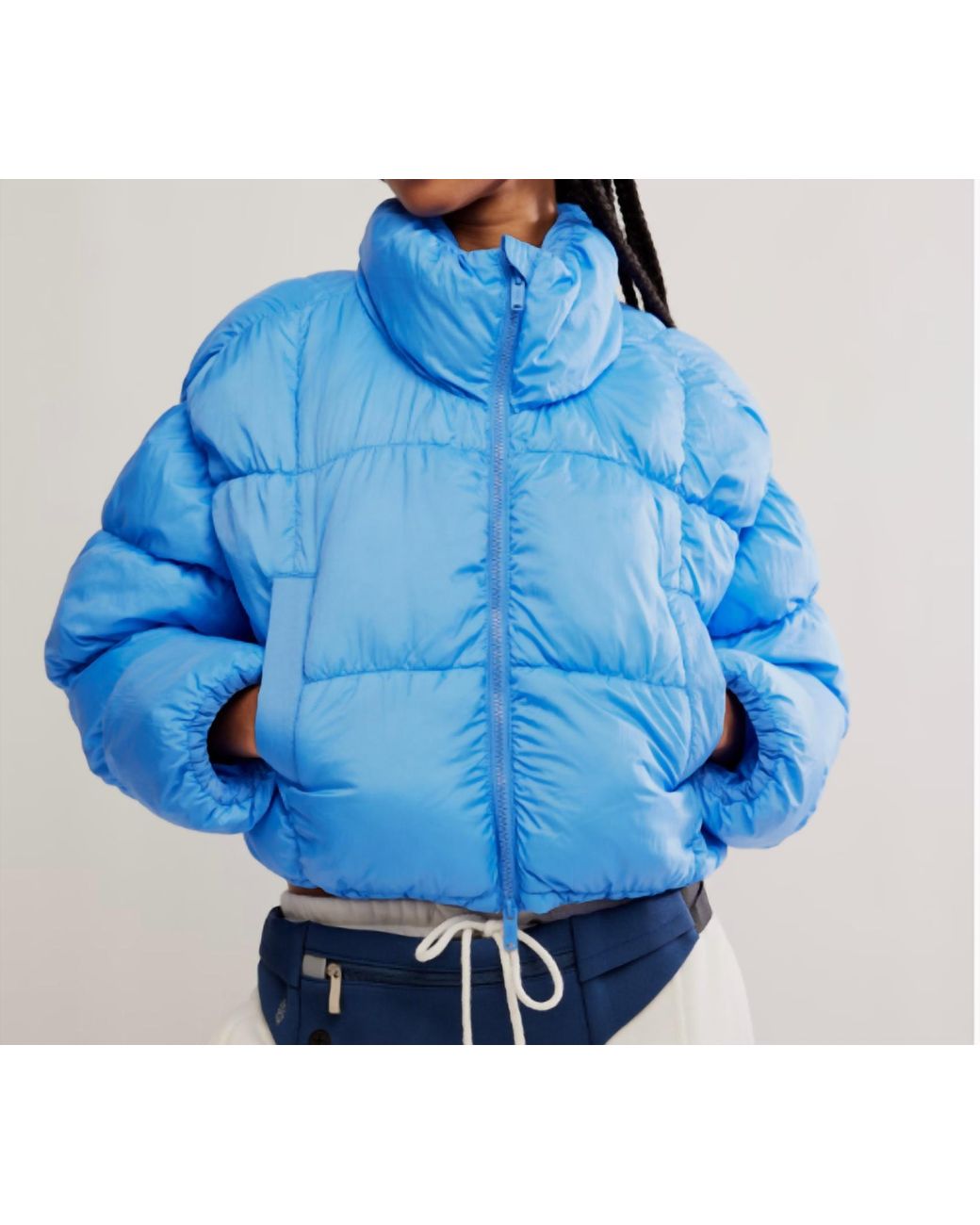 Fp Movement In A Bubble Puffer Jacket in Blue | Lyst