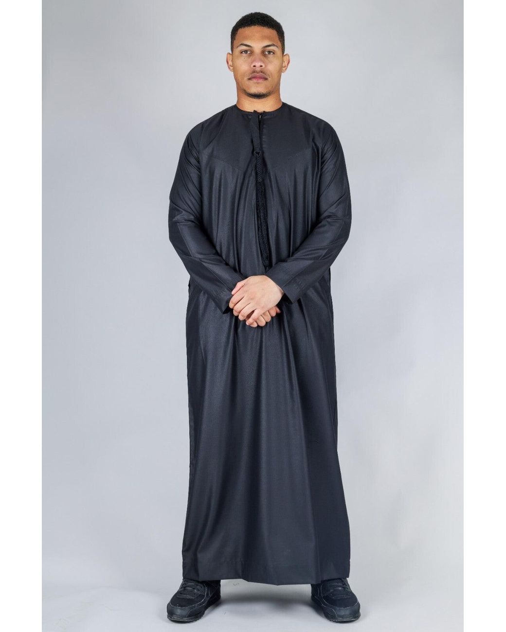 Thobe Robe Arabic Thobes Thobe Emirati Islamic Jubba Robe Eid Tassel Slim Fit in ...