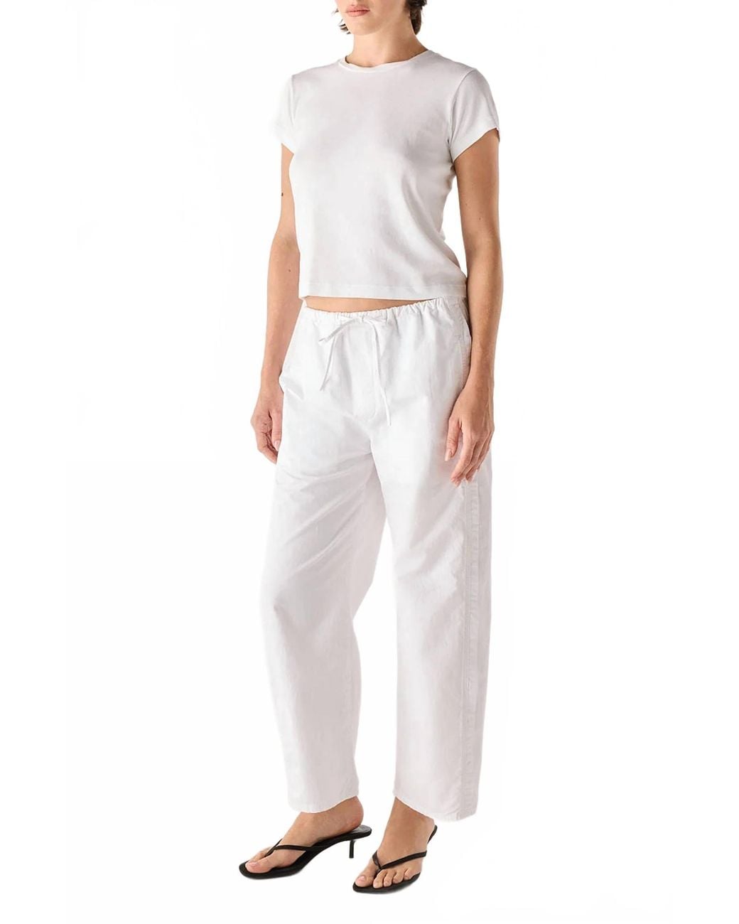 AMO White Simone Pants