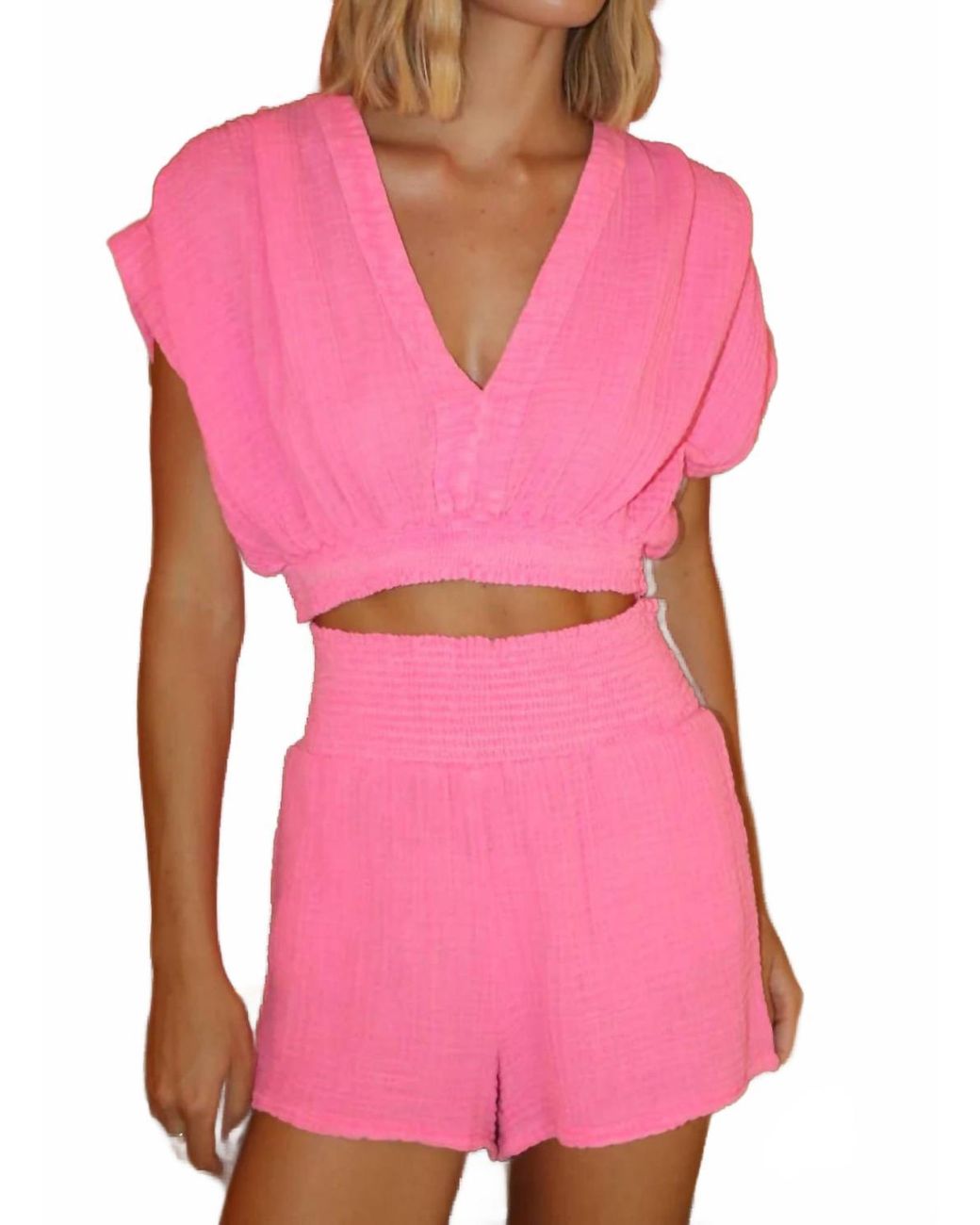 Felicite Pink Vacay Top