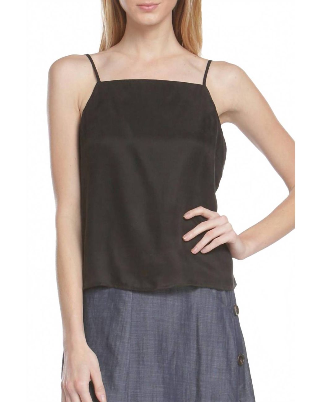 LSPACE Black Adele Cami Top