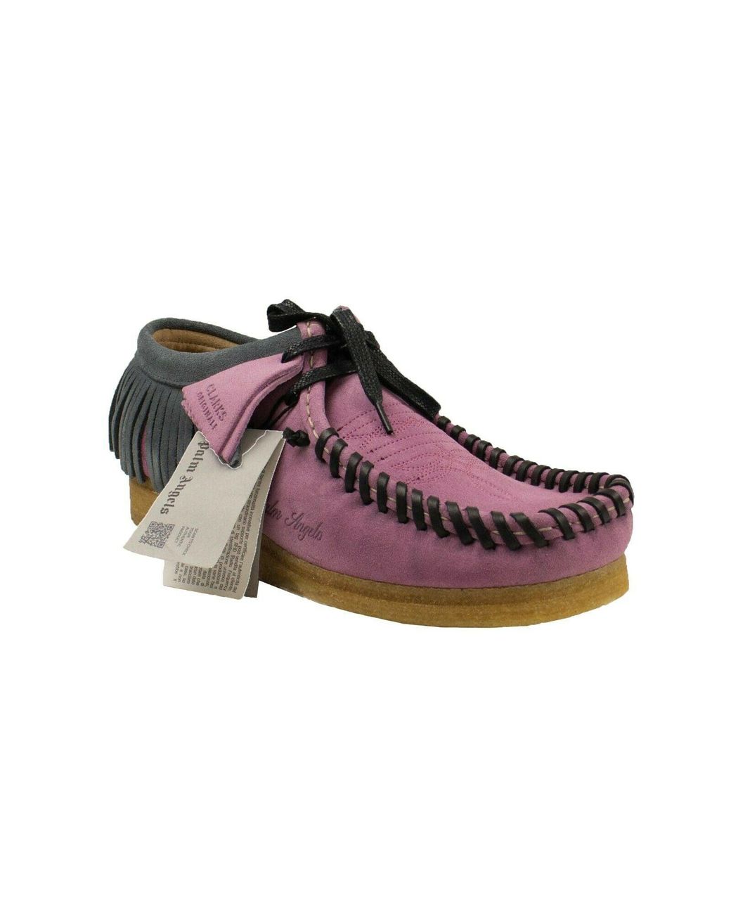 Palm Angels Lilac Purple Suede Wallabee Tassel Shoes for Men | Lyst