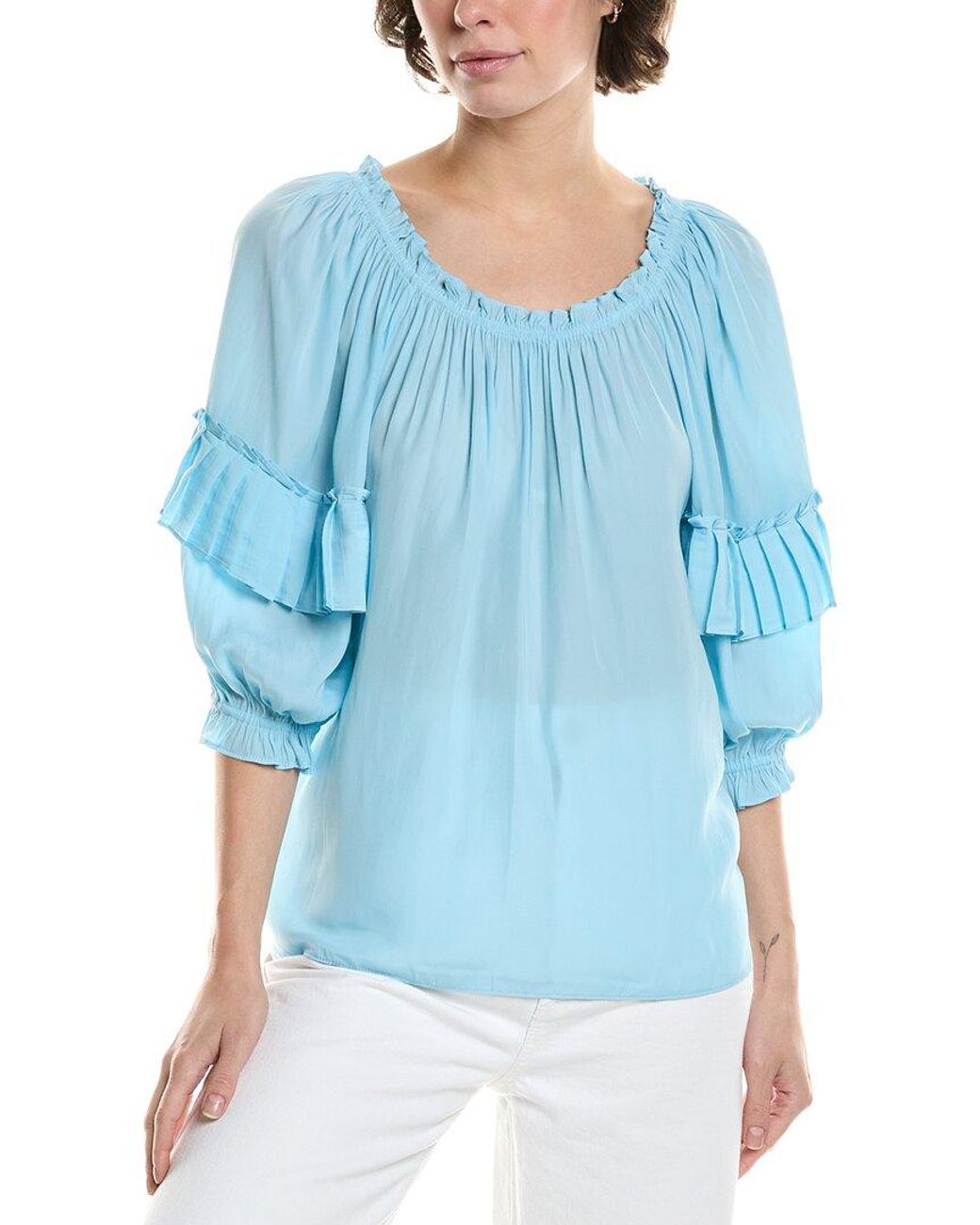 Ramy Brook Blue Jiya Top