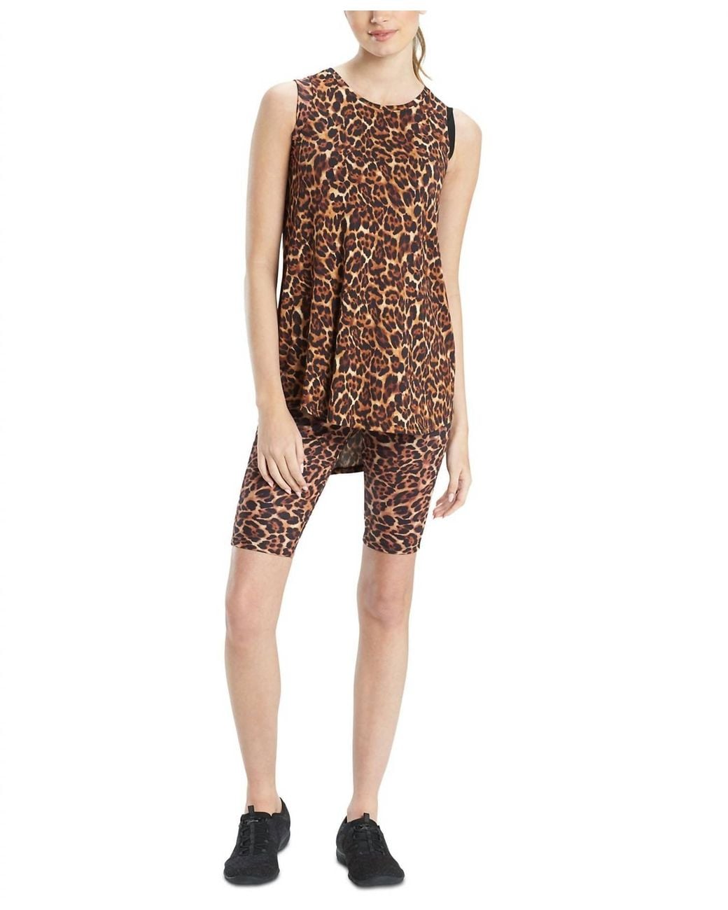Natori Brown Active Layering Elements Tank Top
