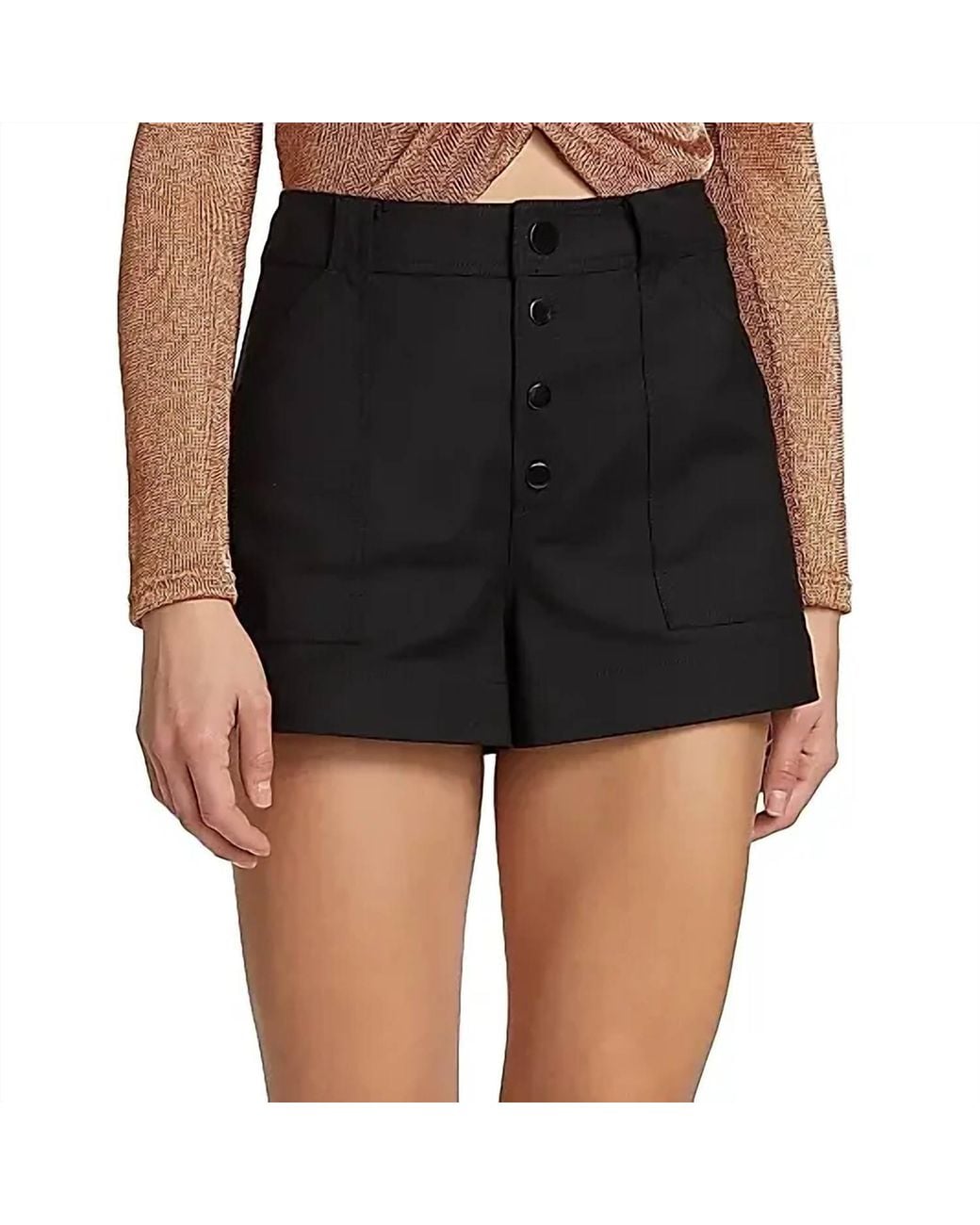 Ramy Brook Black Roberta Shorts