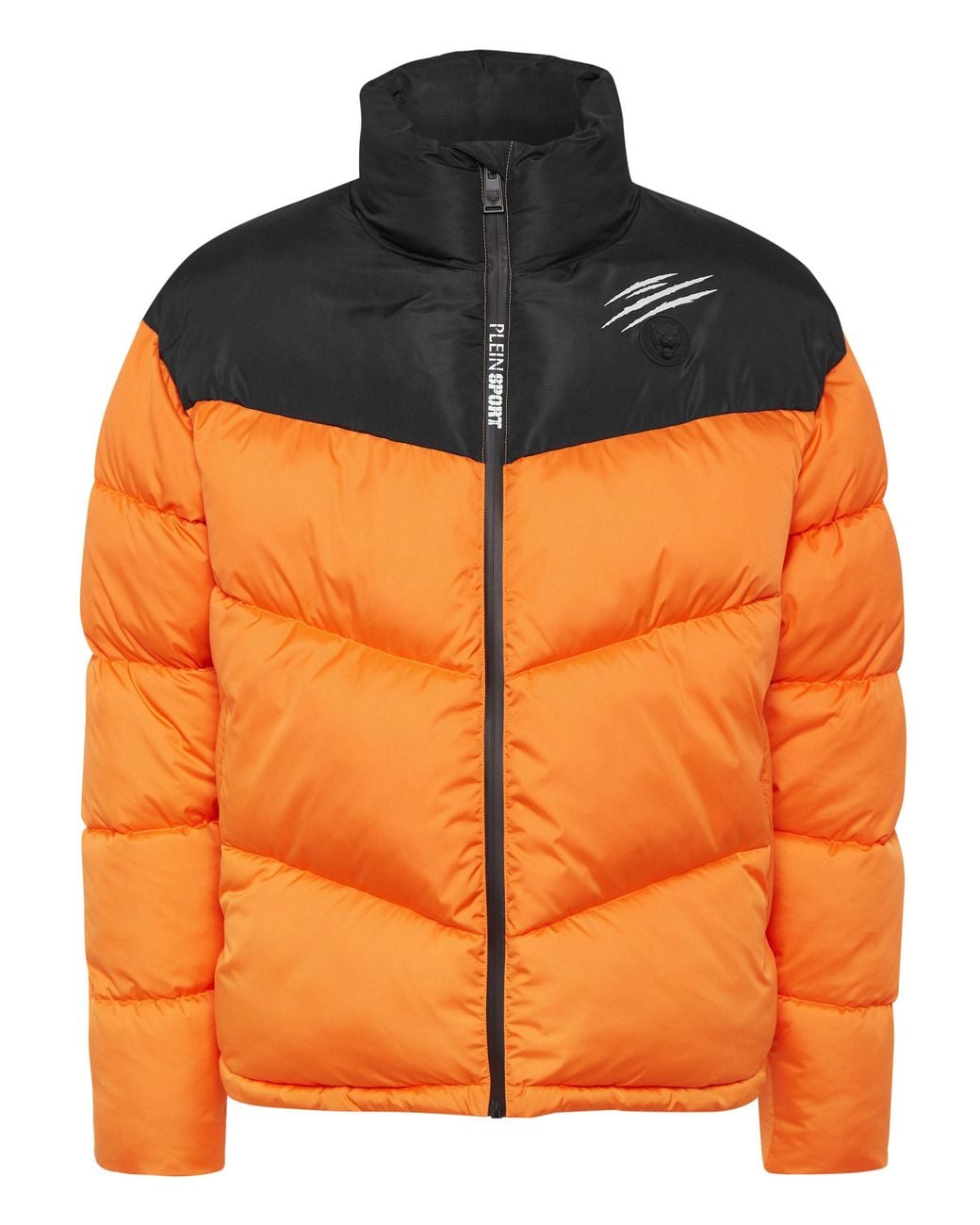 Philipp Plein Orange Puffer Jacket for men