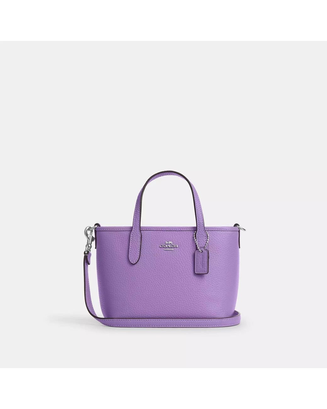 COACH City Mini Tote Bag in Red | Lyst