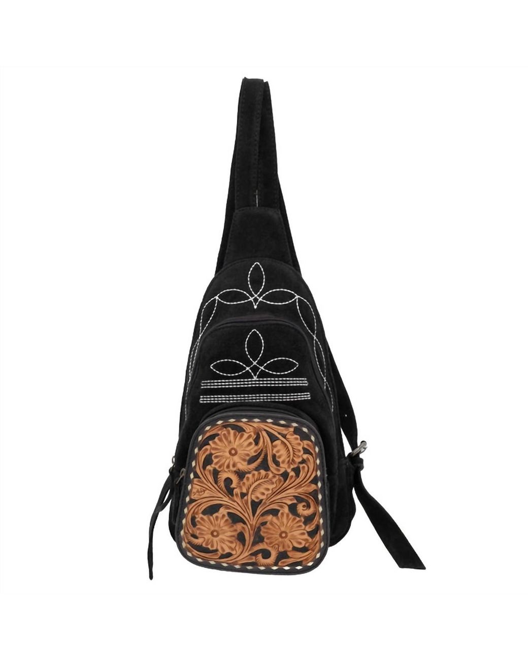 American Darling Boot Stitch Backpack in Black | Lyst