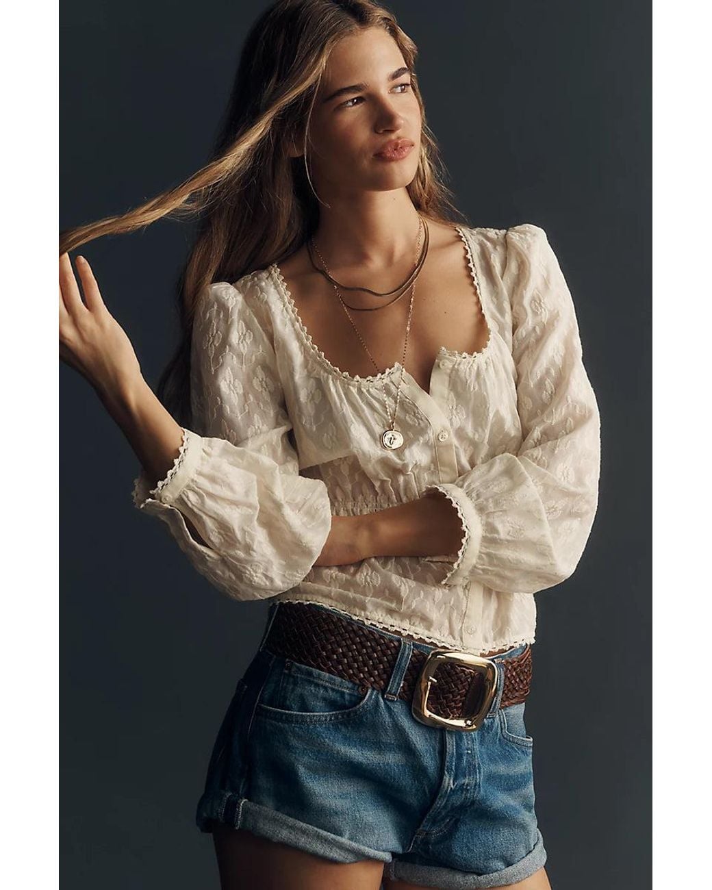 PAIGE Black Jay Blouse