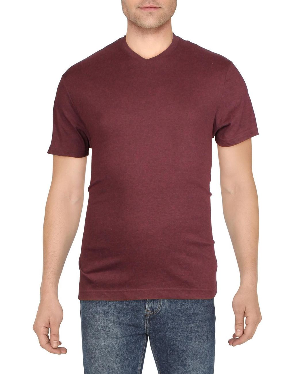 Alfani V Neck Undershirt Tshirt in Red for Men Lyst