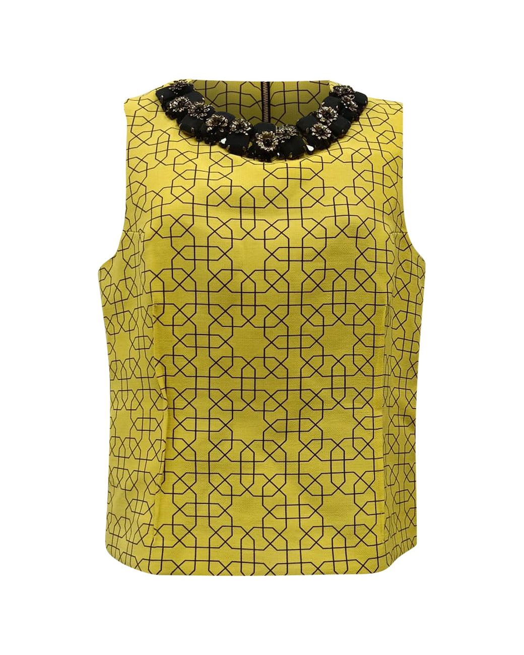 Marni Green Embellished Top