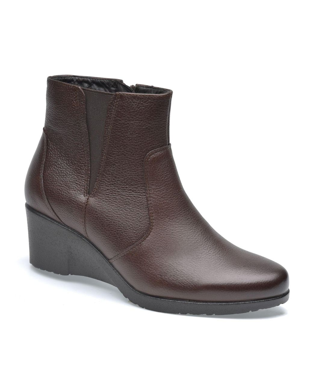 Pazstor Brown Leather Boots
