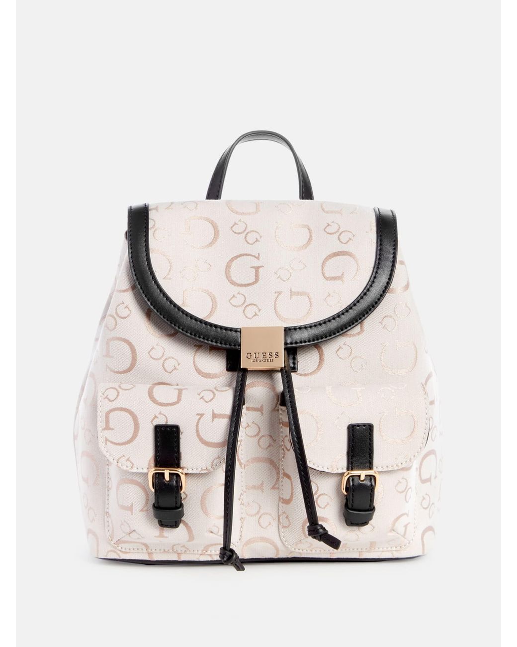 Guess Factory Gammill Logo Backpack in White Lyst