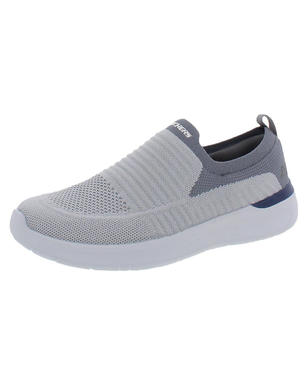 Skechers Lattimore- Carlow Fitness Lifestyle Slip-on Sneakers in Gray ...