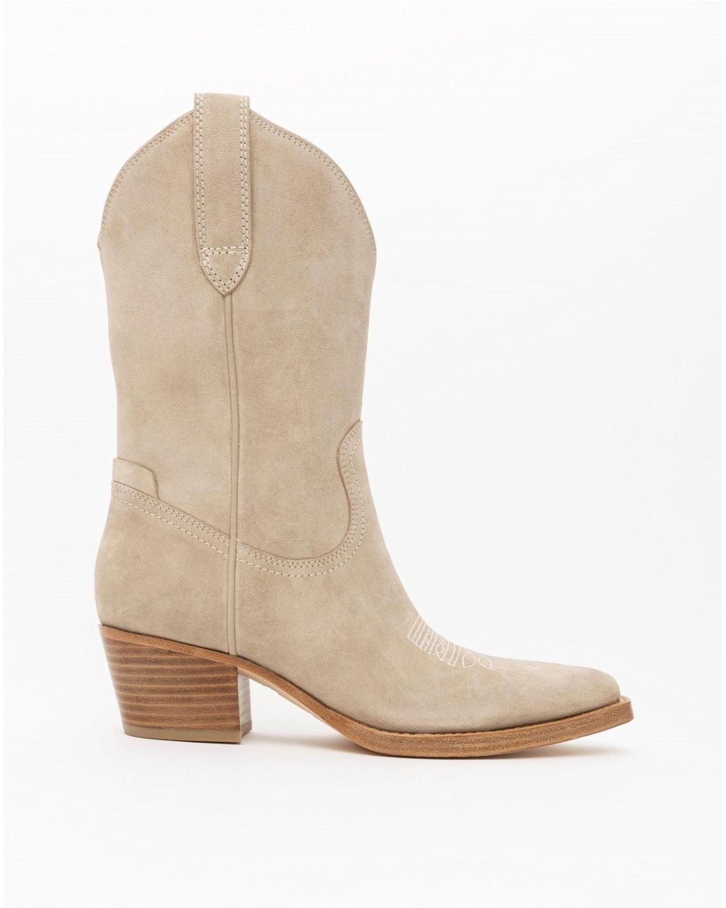 ONCEPT White Winslow Block Heel Boot