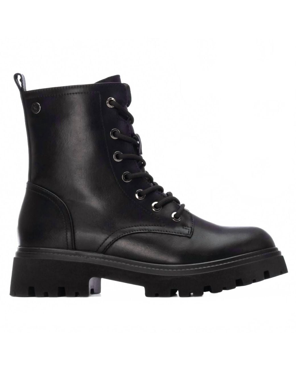 Xti Black 144658 Round Toe Booties