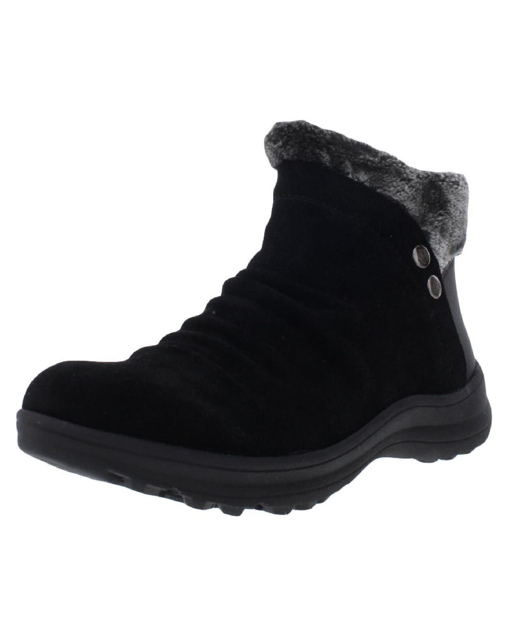 BareTraps Aeron Leather Faux Fur Winter & Snow Boots in Black Lyst
